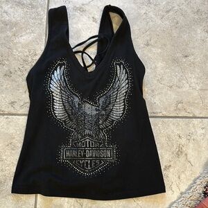 Harley-Davidson Black Eagle Graphic Women's Top